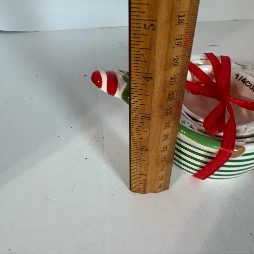 Holiday Time Christmas Elf Measuring Cups and Spoons.